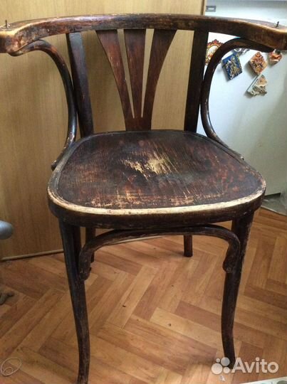 Венский стул полукресло Лигна Прага винтаж ретро