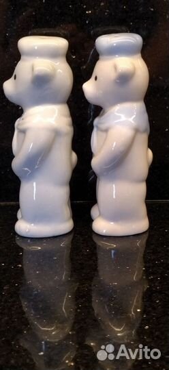 Большие солонка +перечница 14см 