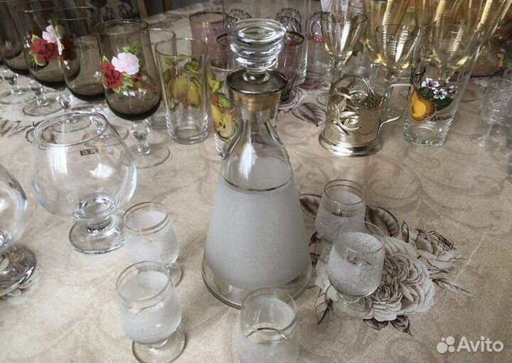 Фужеры и бокалы прошлых лет