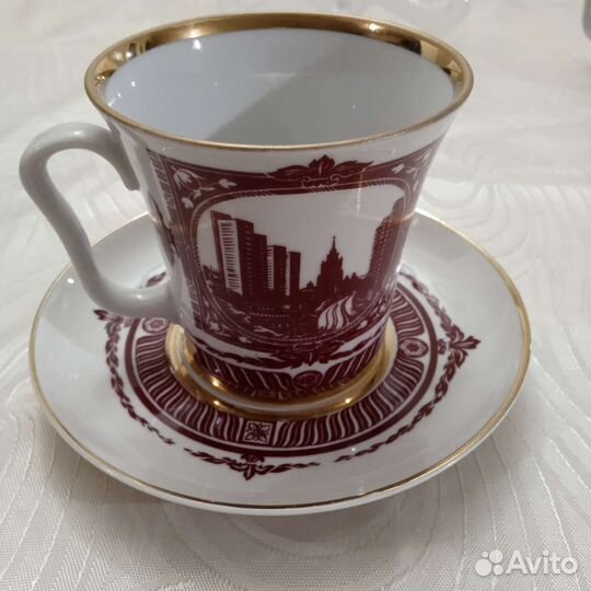 Чашка с блюдцем лфз