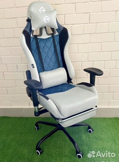 Компьютерное кресло. Геймерское кресло тканевое
