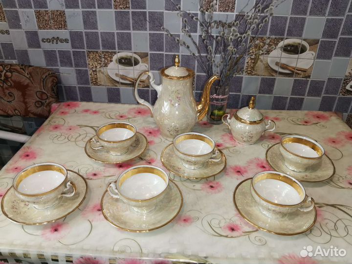 Винтажеыйсервиз чайныйСловакия