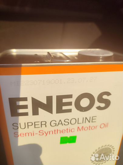 Масло моторное eneos Super SL 10W-40 4 литра OIL13