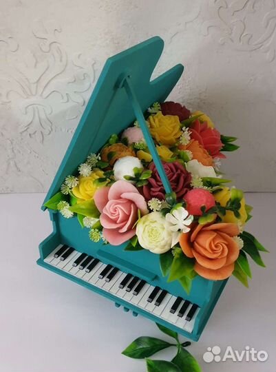 Букет цветов из мыла