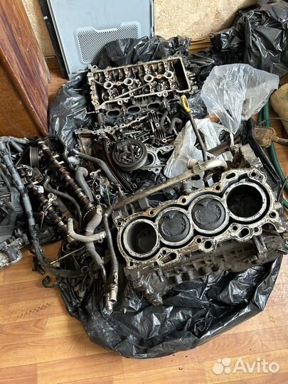 Двигатель на toyota corolla 120 на запчасти