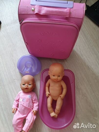 Чемодан, игрушки беби бон