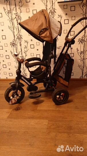 Велосипед с родительской ручкой