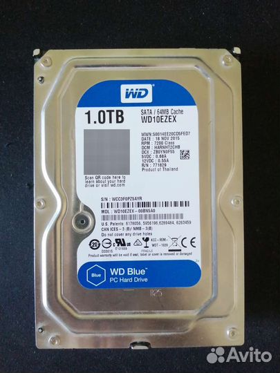 Жесткий диск WD 1.0TB