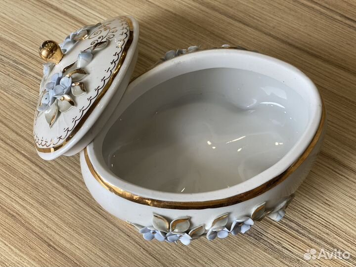 Шкатулка СССР фарфор