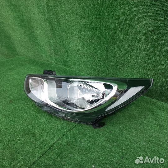 Фара передняя левая hyundai solaris 2011