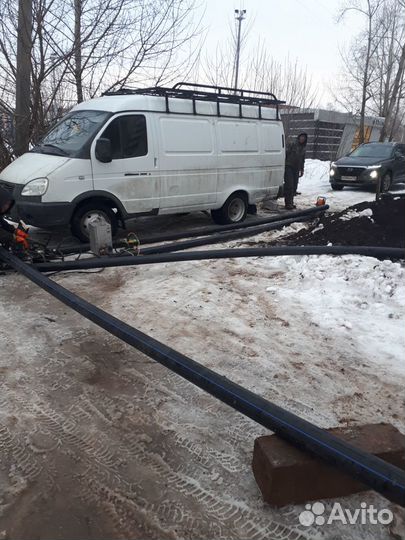 Прокол под дорогой. Горизонтальное бурение. гнб