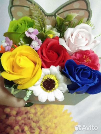 Букет из мыла