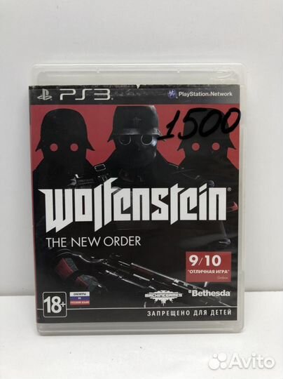 Диск Wolfenstein the new order для PS3