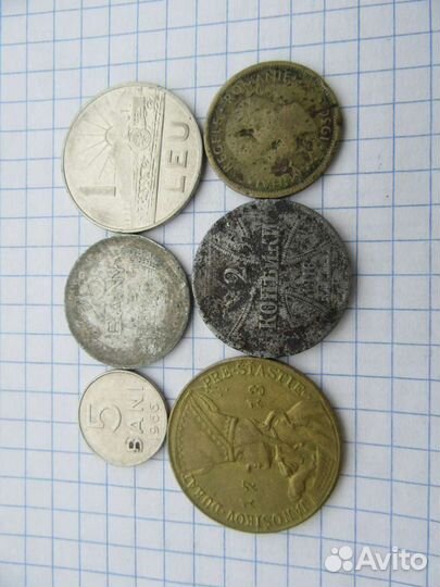 Монеты из европы