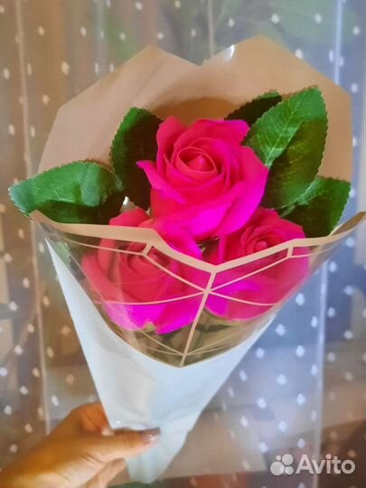 Мыльные розы букеты