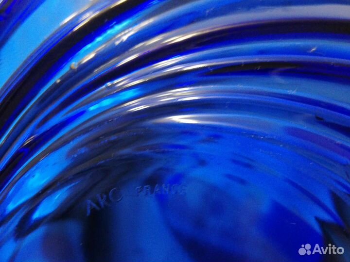 Ваза для фруктов цветное стекло