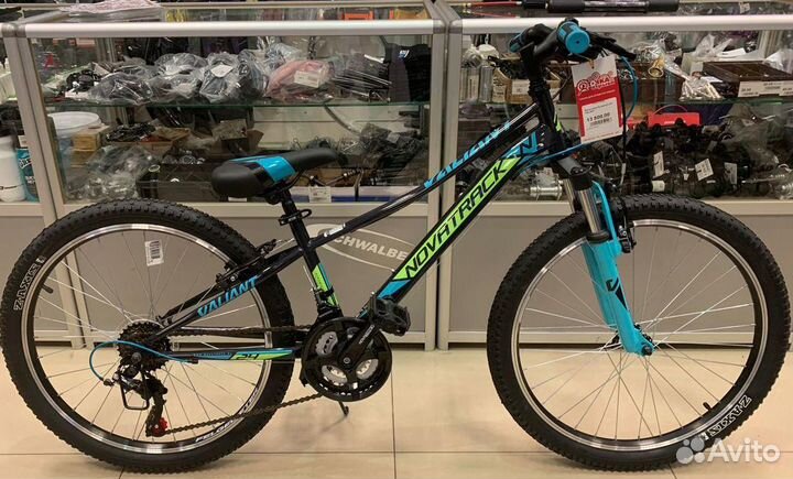 Велосипед Novatrack Valiant 24 Black-blue