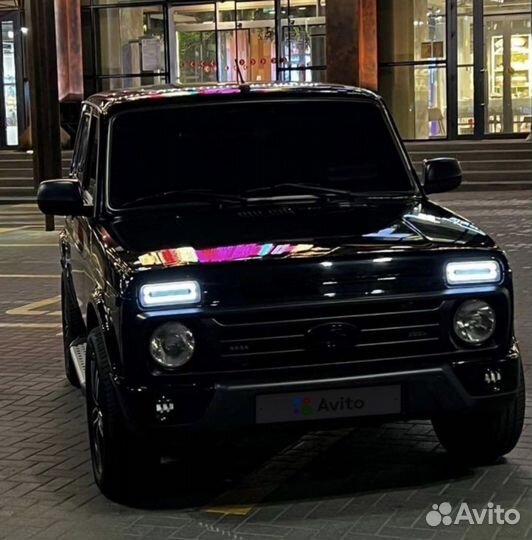 Диодные фары на ниву