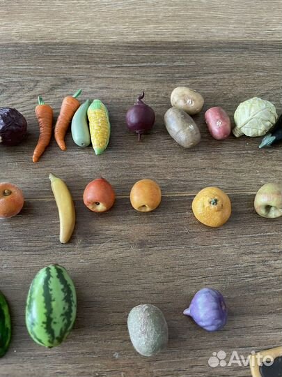 Набор продуктов из полимерной глины