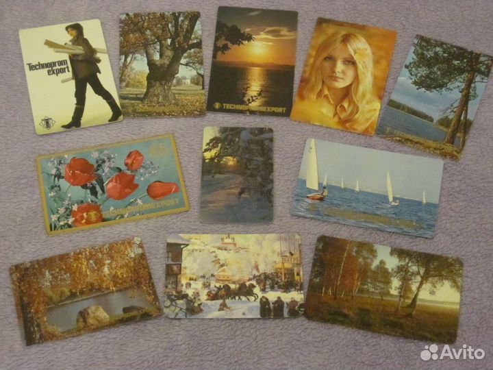 Календарики внешнеторговых объединений СССР