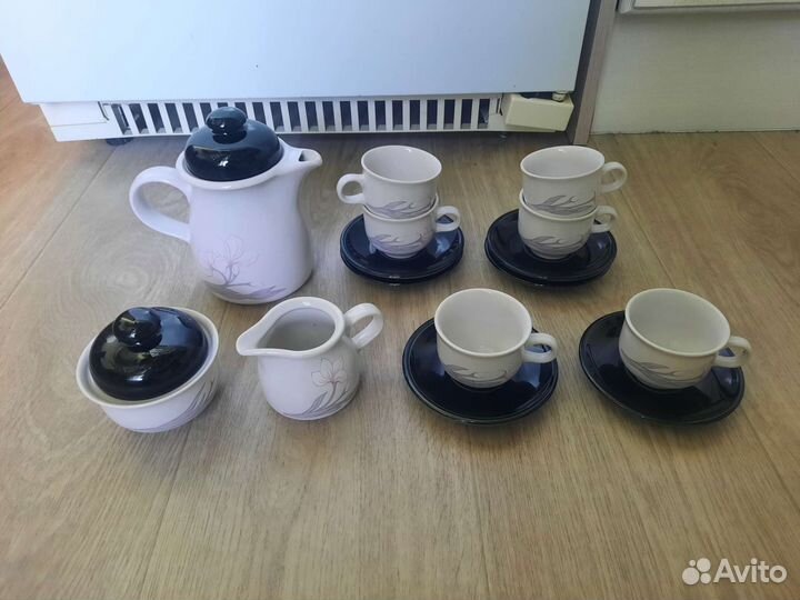 Сервиз кофейный чайный ГДР отличное состояние
