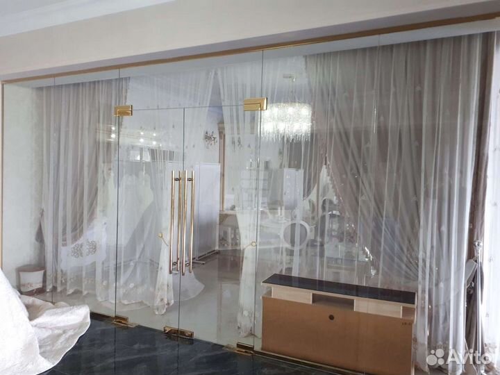 Безрамное остекление, окна, двери