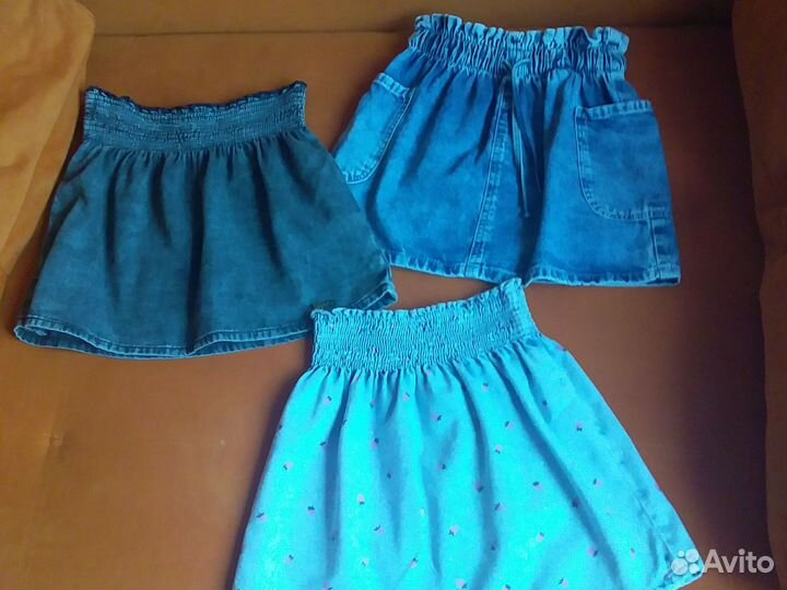 Джинсовая юбка для девочки