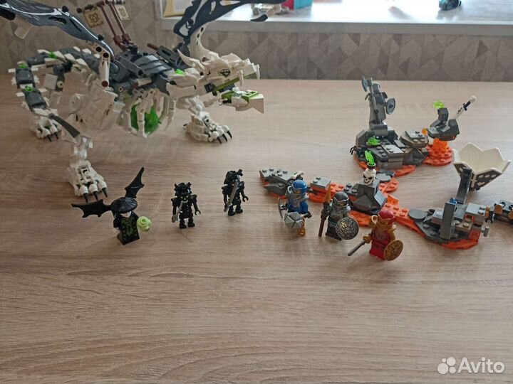 Lego ninjago дракон скелет 71721