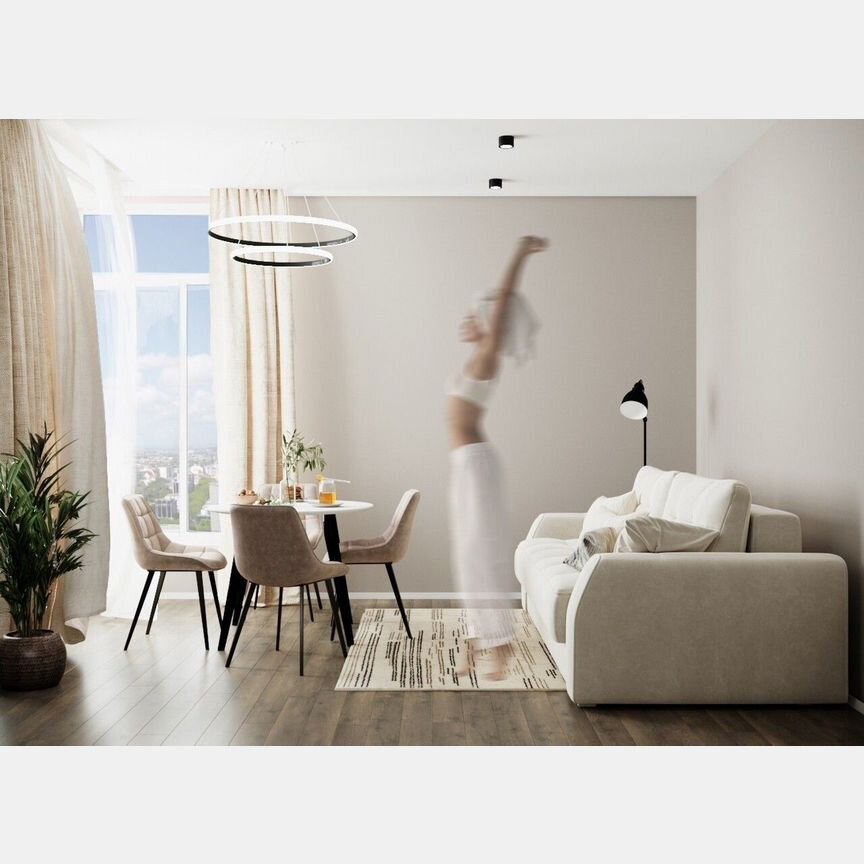 2-к. квартира, 59,3 м², 2/8 эт.