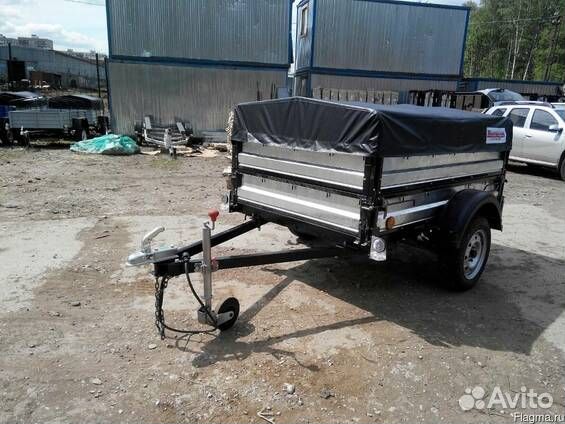 Прицеп Крепыш цинк