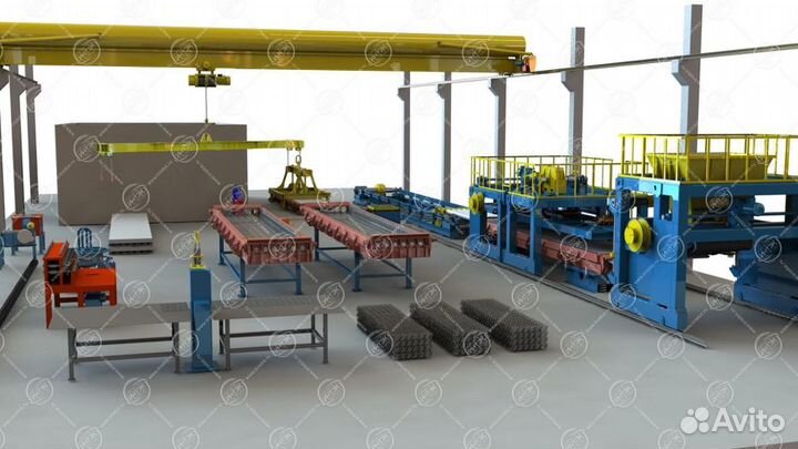 Завод по производству плит перекрытия пк под ключ