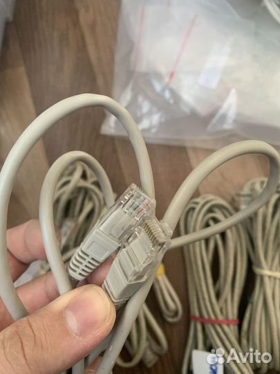 Провода для блока питания, vga-vga и патч корд