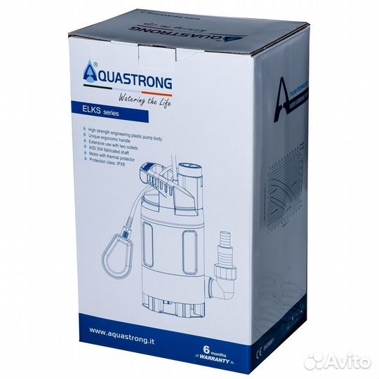 Насос фекальный aquastrong elks-1000PW