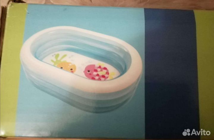 Детский надувной бассейн бу