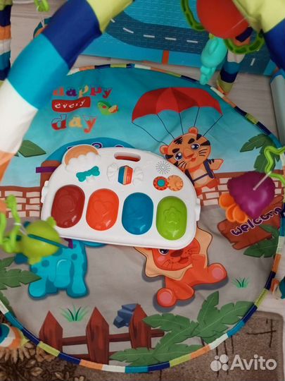 Развивающий коврик музыкальный