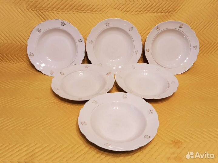 Посуда ссср, сервиз Дулево, фарфор, чайная пара