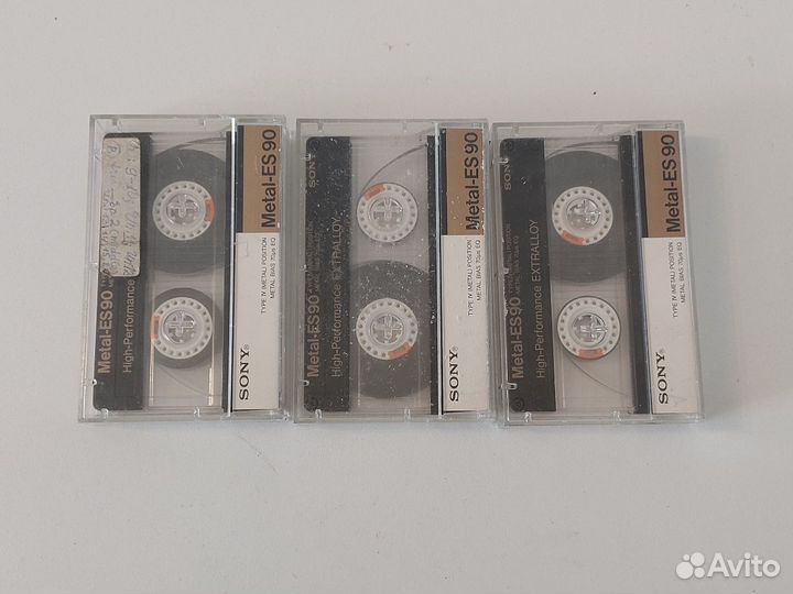 Аудиокасета metal es 90 sony
