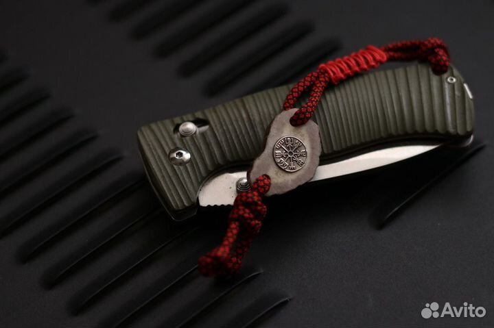 Бусина для ножа из рога оленя