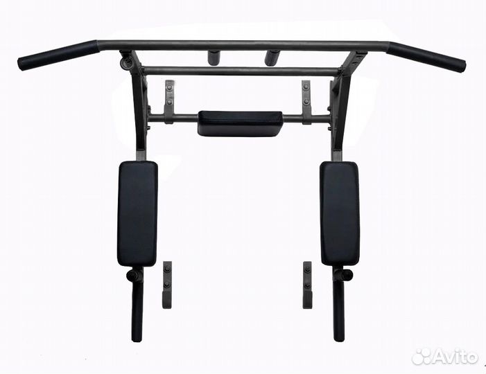 Турник 3 в 1 настенный новый, цвет графит