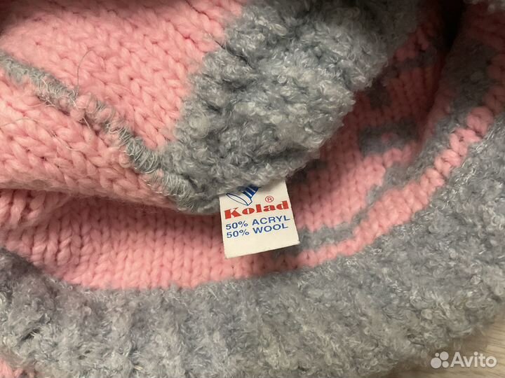 Комплект шапка с шарфом