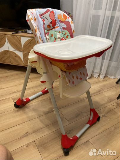 Стульчик для кормления chicco polly