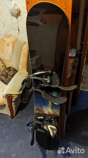 Сноуборд Volkl. С ботинками и креплениями