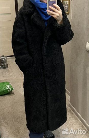 Шуба новая из натуральной овечьей шерсти 42-44