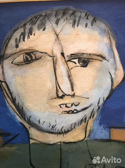 Картина Немухина В.Н. Бубновый Валет 1987