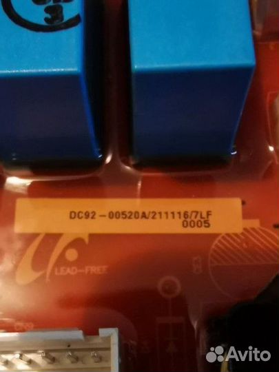 Модуль управления стиральной машиной samsung