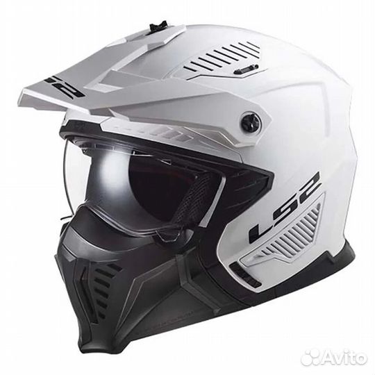 LS2 OF606 Drifter convertible helmet Белый