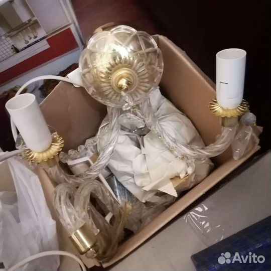 Чешская бра 7500, люстра