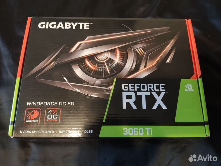Видеокарта Gigabyte RTX 3060ti Rev 2.0