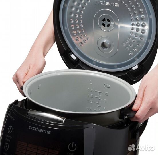 Мультиварка Polaris PMC 0517AD серебристый/черный