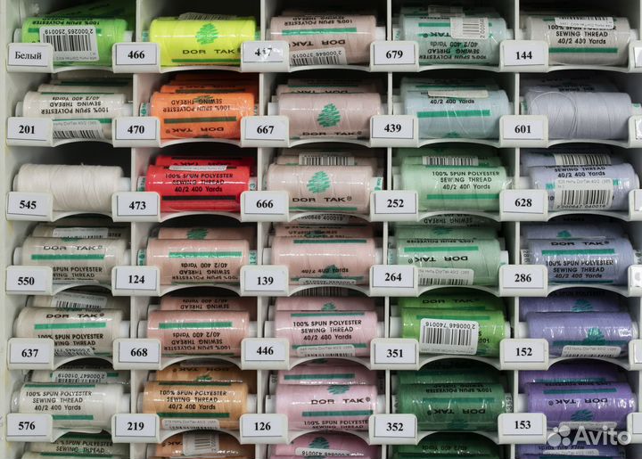 Нитки швейные 365 м в ассортименте